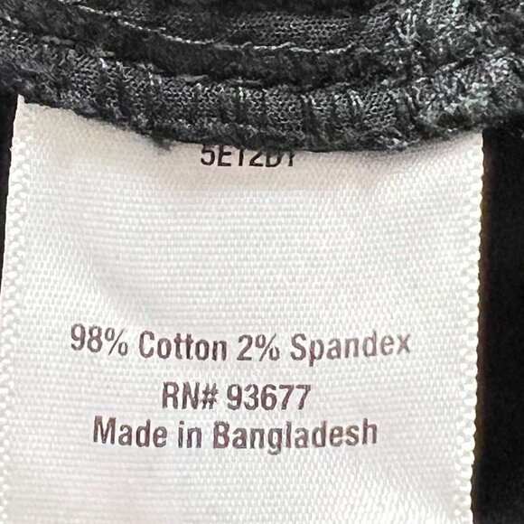 St. Johns Bay Women's Black Corduroy Pants Plus Size 24W Straight Stretch NWT - Picture 8 of 12